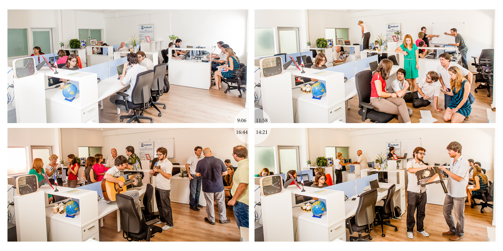 "A Day at TheHive." (Contrary to the other shots in this series, this one was scripted and directed.)