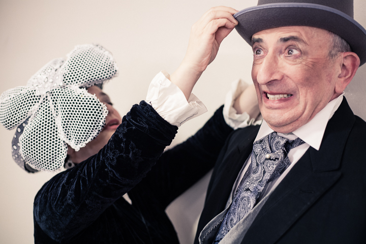 Backstage of “My Fair Lady”, an Encore! production, Jerusalem, 2013.