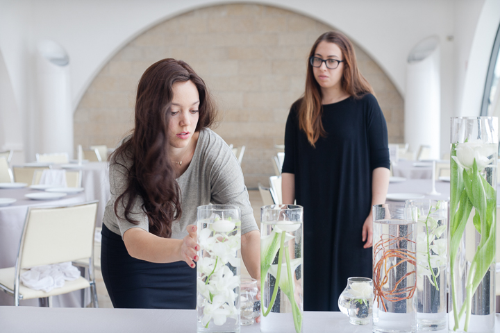 Power couple. Not long after making Aliyah, Mookie Cohen, a flower designer from Sidney and New York, does arrangements for a wedding in Jerusalem...