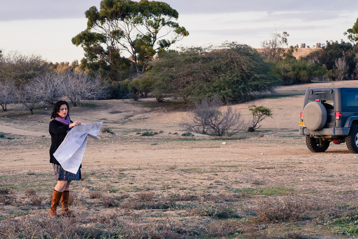Alana in the field.